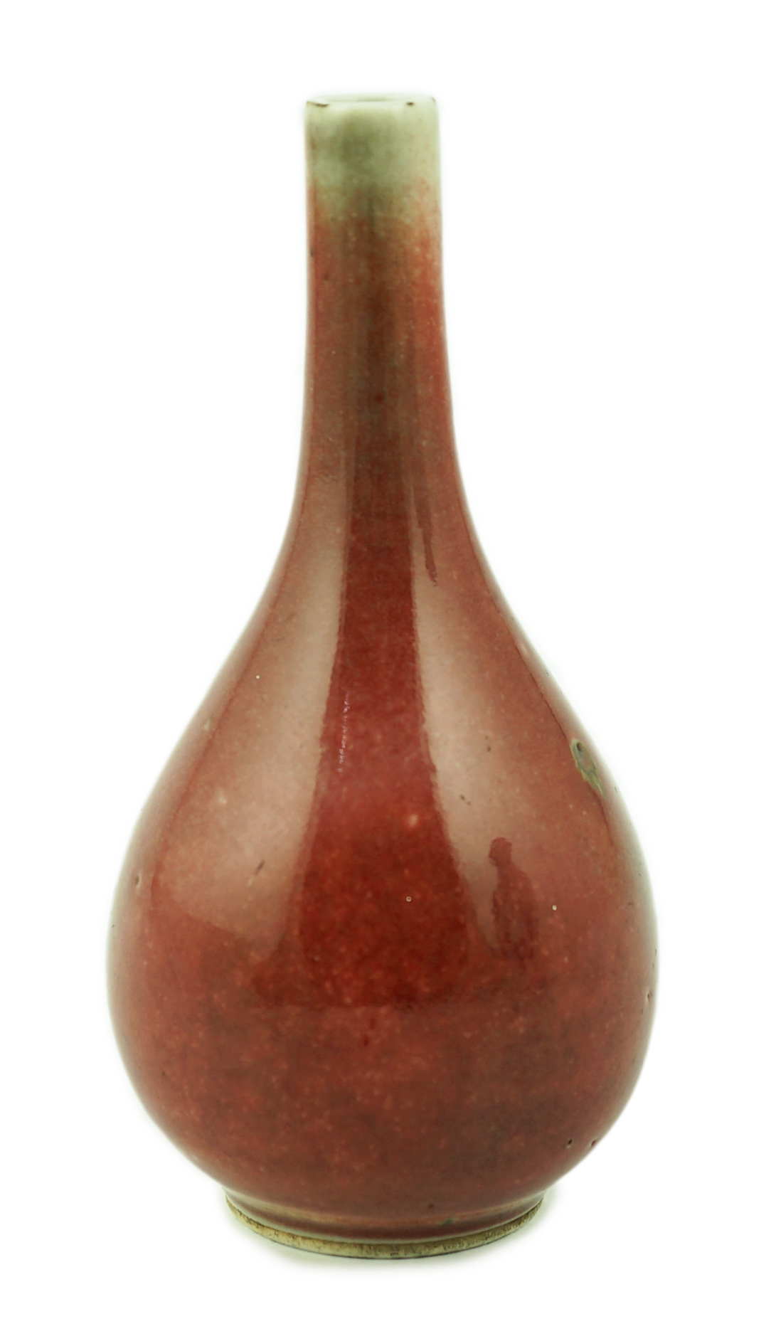 A Chinese copper red small bottle vase, 18th/19th century